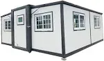 Chery Industrial Expandable Prefab House 19ft x 20ft,Exquisitely Designed Modern Villa Prefab House for Live,Work