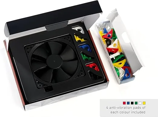 Noctua NF-F12 PWM chromax.Black.swap, Premium Quiet Fan, 4-Pin (120mm, Black)