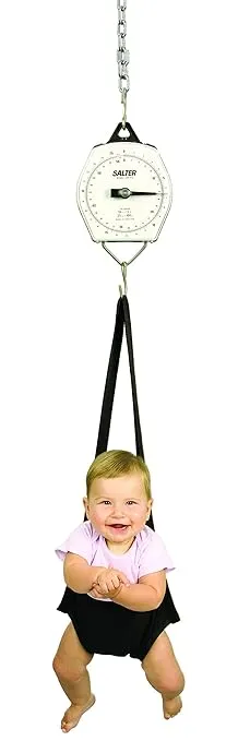 Salter Brecknell 235-6S-56/25 Dual-Marked Mechanical Hanging Scale, 56 lb Capacity, 4oz Increments, Corrosion Resistant