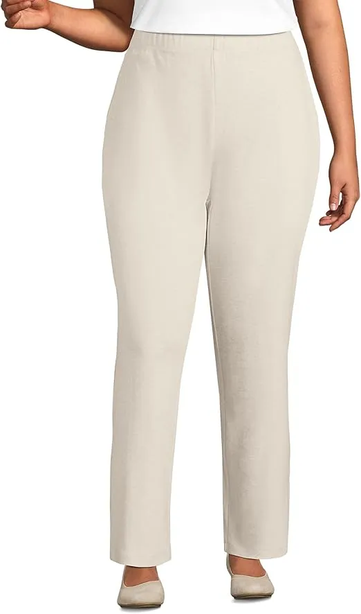 Lands' End Women's Sport Knit High Rise Pants