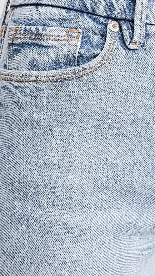 Good American Women's Good Classic Cuffed Jeans