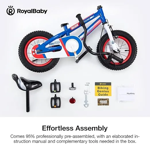 RoyalBaby Kids Bike Toddlers 12 14 16 18 Inch Wheel Bicycle Beginners Boys Girls Ages 3-11 Years, Multiple Color Options