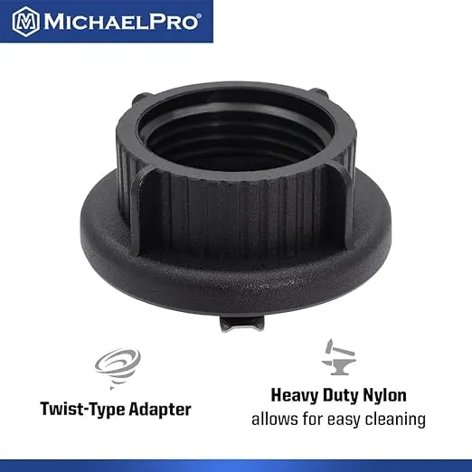 MichaelPro Spill-Free Oil Funnel for Mercedes-Benz and BMW, Clip Adapter for Vehicles Yr 2018 and Earlier, Hands-Free Design for Oil Changing, Saves Time and Effort | MP009095