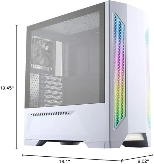 LIAN LI LANCOOL 2 WHITE Tempered Glass ATX Case -White Color -LANCOOL II -W