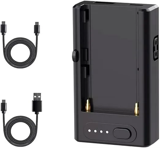 ZGCINE NP-F Multi Use Fast Charger Powering Adapter for Sony NP-F970/750/550 Battery with 21W Type-C Input, D-tap Type-C USB-A Output and 1/4" Mount for Filmmakers