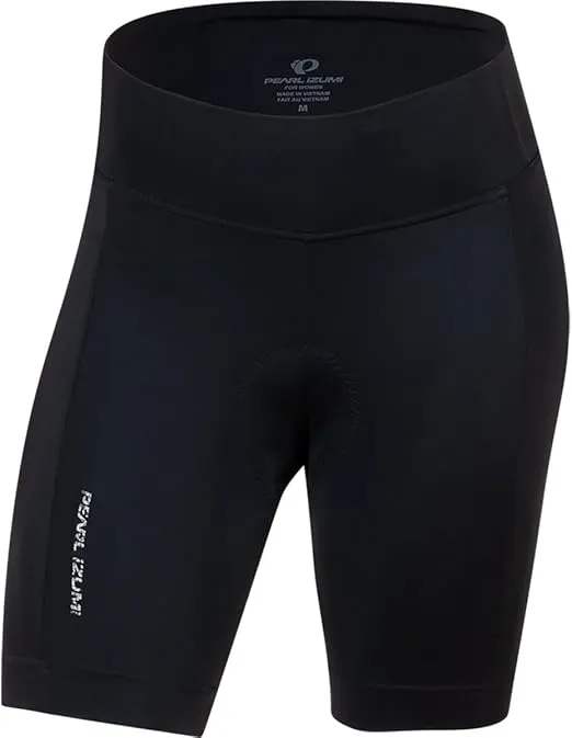 PEARL iZUMi Women's 8.5" Quest Cycling Shorts, Padded & Breathable with Reflective Fabric