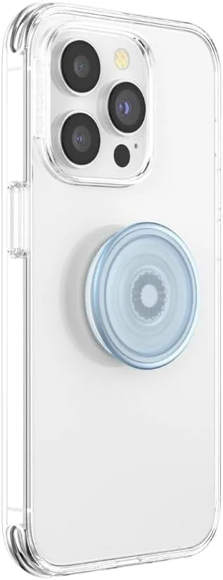PopSockets Plant-Based Phone Grip with Expanding Kickstand, Eco-Friendly PopSockets for Phone - Plant Ice Blue