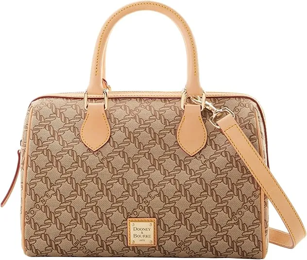 Dooney & Bourke Handbag, Maritime Barrel Satchel - Brown