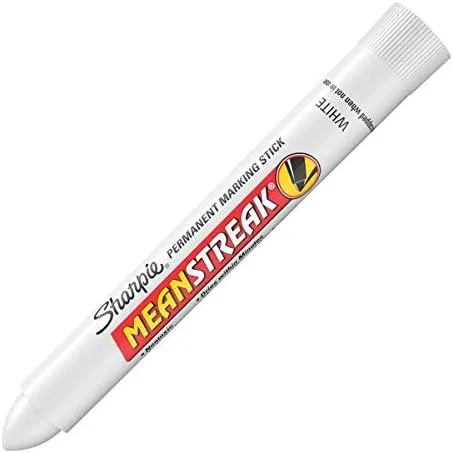 Sharpie Mean Streak Waterproof Marking Stick, 1 White Marker (85118PP) - ( Packaging may Vary )