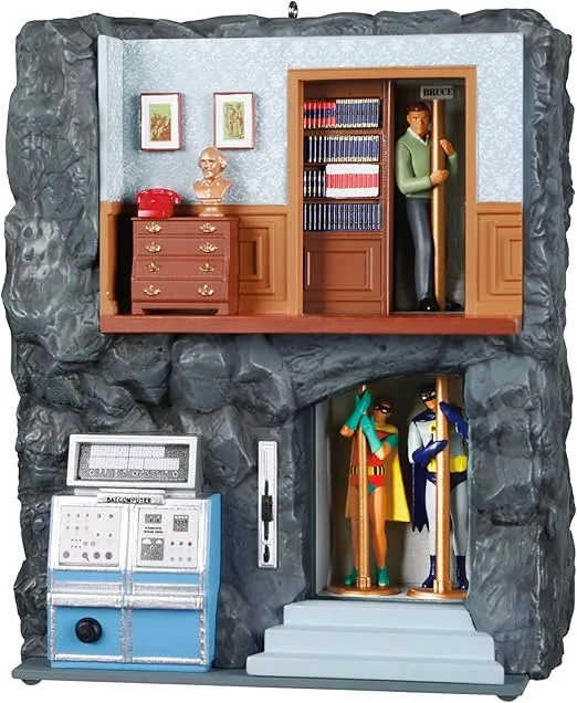 Hallmark Keepsake Christmas Ornament, Batman The Classic TV Series To the Batcave! With Light, Sound and Motion, Super Hero Gifts