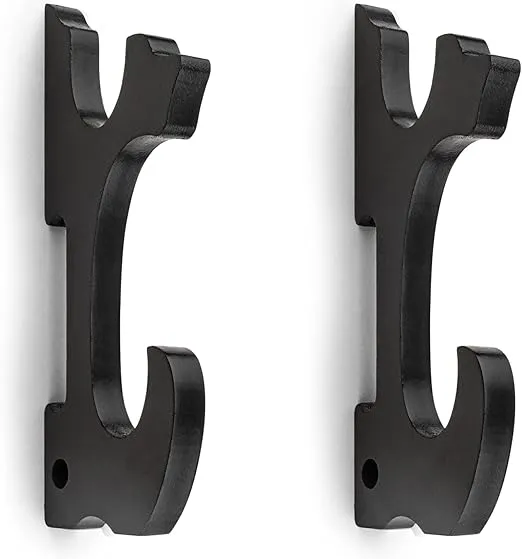 Sword Holder Wall Mount 2-Tier Hook Katana Holder Adjustable Display Hanger for Samurai Sword Tanto Rapier light saber Cosplay Blade Tanjirou Demon Slayer Weapon Rack
