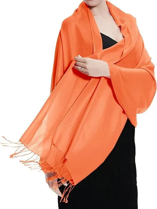 TZ Promise Pashmina Large Soft Plain Shawl/Wrap/Scarf for Women