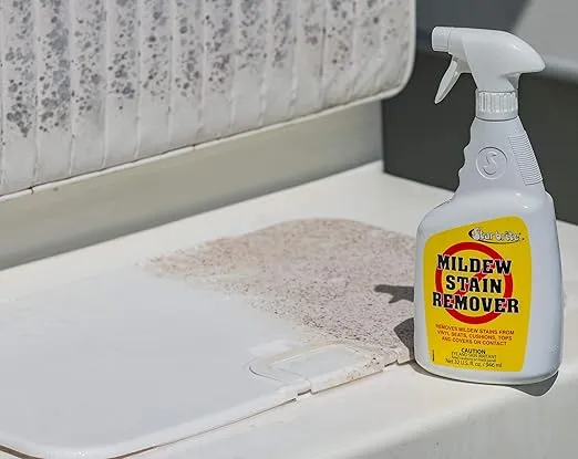 STAR BRITE Liquid Mold & Mildew Stain Remover + Cleaner – Removes Stains on Contact - 22 OZ (085616SS), Wood