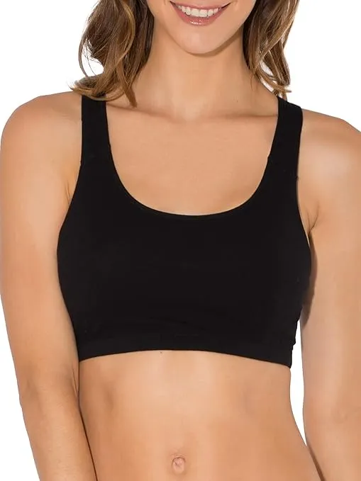 Fruit of the Loom Women's Built Up Tank Style Sports Bra Fashion Colors