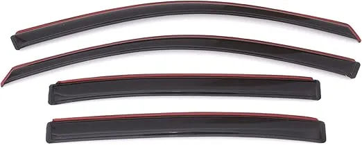 Auto Ventshade [AVS] In-Channel Ventvisor / Window Deflectors | Fits 2013 - 2017 Honda Accord Sedan, 4 pcs. | Smoke - 194535