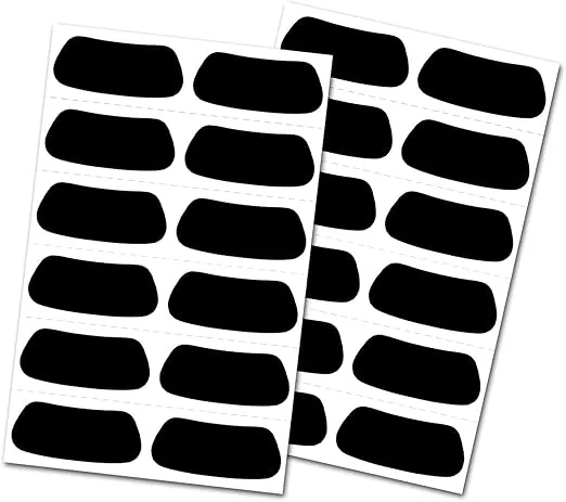 Rawlings | Eye Black Adhesive Stickers | Multiple Colors - 12 Pairs