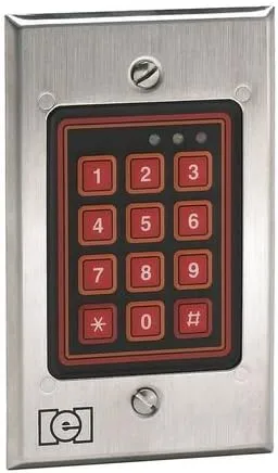 Access Keypad Weatherized, 2-3/4inW, White