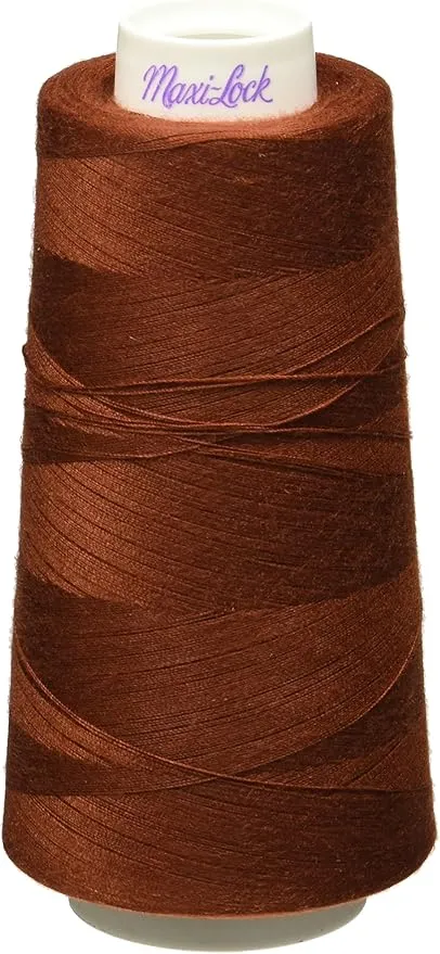 American & Efird Maxi-Lock Cone Thread, Cinnamon