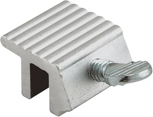 Prime-Line U 9800 1/4 In., Extruded Aluminum, Thumbscrew Window Lock (2 Pack)