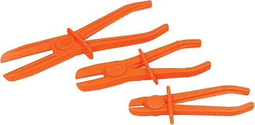 Performance Tool W83205 3pc Fuel Line Clamp Set, Hose Pinch Off Pliers for Radiator, Brake, Coolant and Gas Line