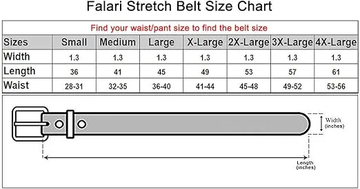 Falari Men Women Multicolored Elastic Stretch Braided Belt Canvas Fabric Woven No Holes Belt