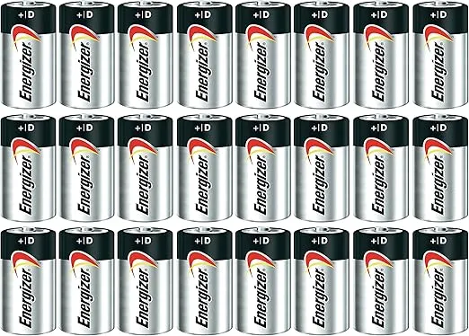 ENERGIZER E95 Max ALKALINE D BATTERY Made in USA Exp. 12-2024 or later - 24 Count