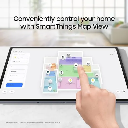 SAMSUNG Galaxy Tab S10+ Plus 12.4” 512GB, Android Tablet, Circle to Search, Sketch to Image, Durability, Long Battery Life, AMOLED 2X Screen, S Pen Included, US Version, 2024, Moonstone Gray