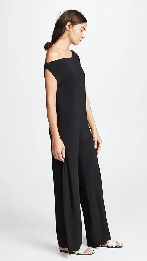 Norma Kamali Women's Drop Shoulder Jumpsuit