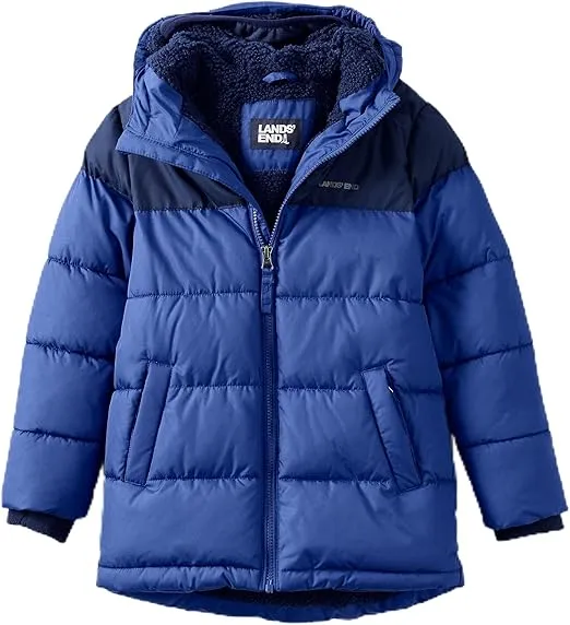 Lands' End Boys Fleece Lined Coat