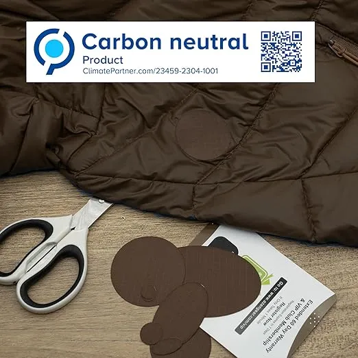 aZengear Repair Patches for Jackets, Air Mattress, Inflatables, Tents, PVC - Waterproof Kit, Self-Adhesive, Tear-Cold-Heat-Resistant Nylon Polyester Fabric to Fix Down Puffer Coats, 11 Pcs