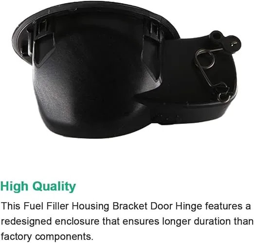 Fuel Gas Filler Door Housing Pocket w/Hinge For 2009-2014 F150, 2010-2014 Lincoln Mark LT Replaces # 9L3Z-9927936-B, 9L3Z9927936B Gas Tank Cap Door Hinge