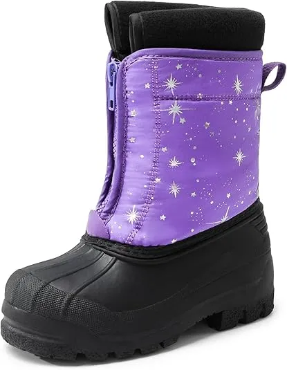 DREAM PAIRS Boys Girls Waterproof Winter Snow Boots