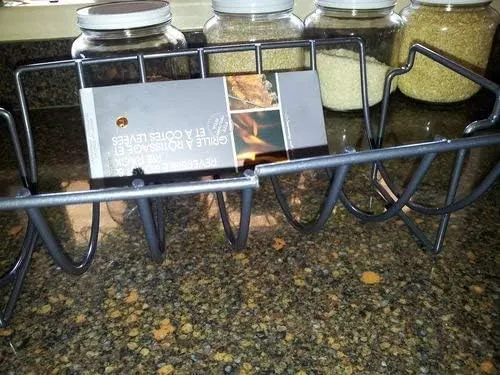 Outset QD50, 9.75 x 14.75 x 5.25 inches, Non-Stick Reversible Roast and Rib Rack