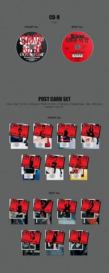 GOT the beat - Stamp On It 1st Mini Album+Folded Poster (BEAT ver.)