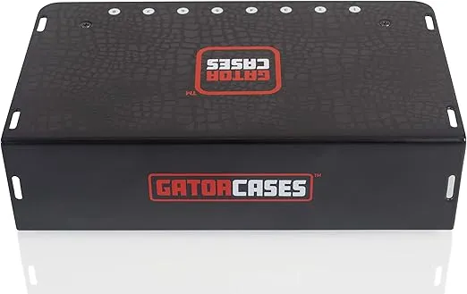 Gator Cases Guitar Effects Pedal Power Supply with (8) 9V DC Isolated Outputs; (GTR-PWR-8)