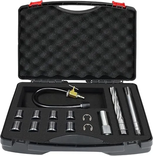 38900 Two Valve Tool Kit for Ford Triton, Spark Plug Thread Repair Kit for 4.6L, 5.4L and 6.8 V-10 Two Valve Engines, 8 M14-1.25 Inserts Included