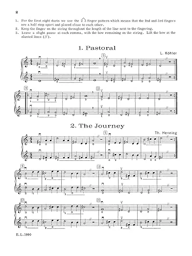 Duets for Strings, Book 1, Violin (Belwin Course for Strings, Bk 1)