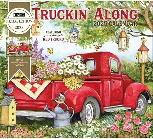 Lang Companies, Truckin Along Special Edition 2025 Wall Calendar