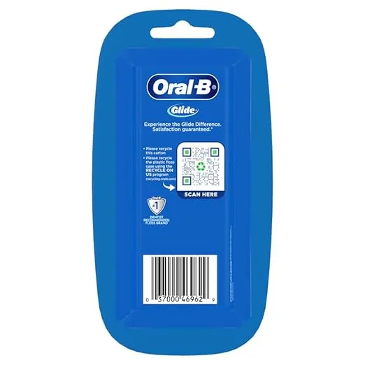 Oral-B Glide Healthy Gums, Glide Dental Floss Twin Pack, Unflavored, 100 M