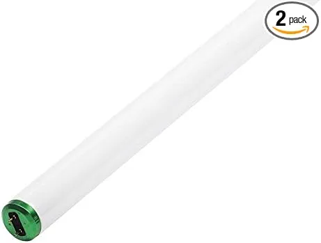 40W T12 Bi-Pin Daylight Fluorescent Light Bulbs - 48", 2 Pack