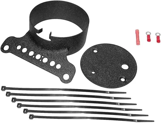 Biker's Choice Single Gauge Speedo/Tach Mount Kit (Black) Compatible With 96-05 HARLEY XL1200C