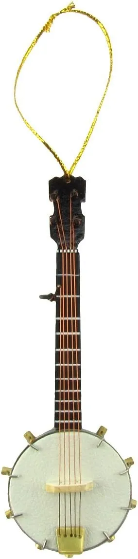 Treasure Gurus Miniature Banjo Musical Instrument Realistic Ornament