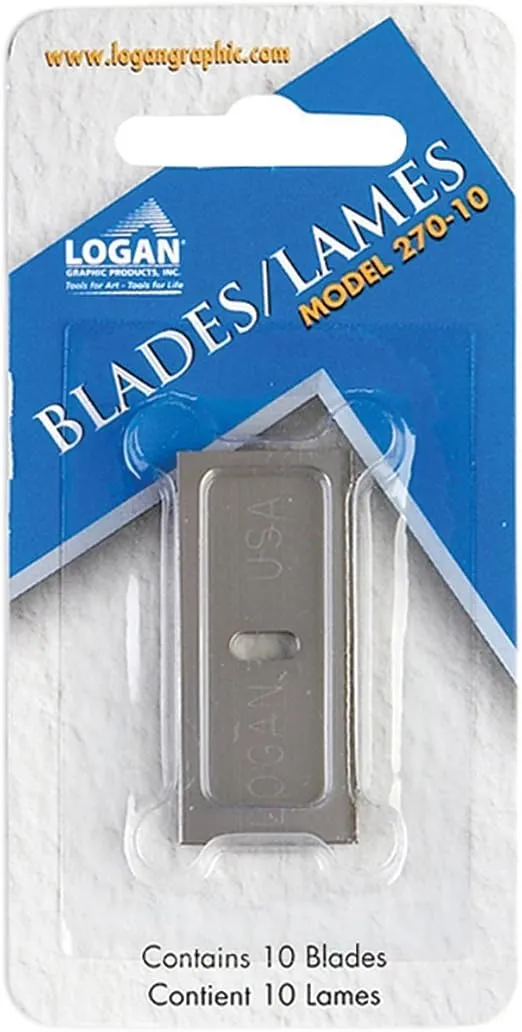 Logan 270-10 Replacement Mat Cutters Blade 3 Pack