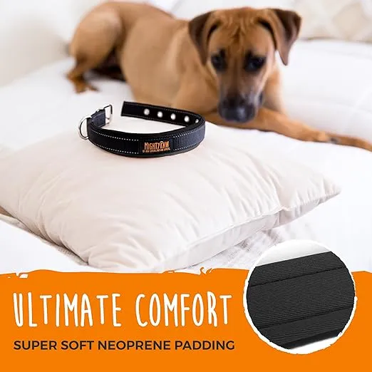 Mighty Paw Ultra Soft Dog Collar - Ultimate Comfort with Super Soft Neoprene Padding - All-Metal Adjustable Buckle for Large and Small Dogs - Heavy-Duty Hardware for Long-Lasting Durability
