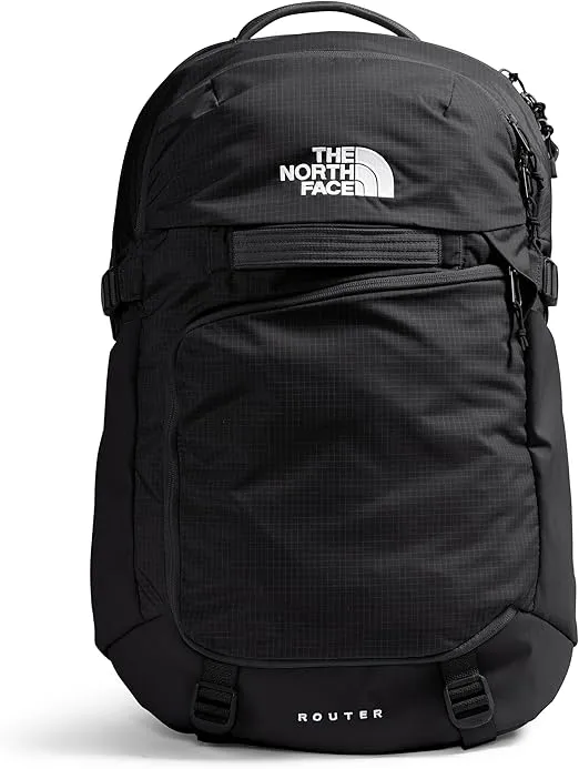 THE NORTH FACE Router Everyday Laptop Backpack, TNF Black/TNF Black-NPF, One Size