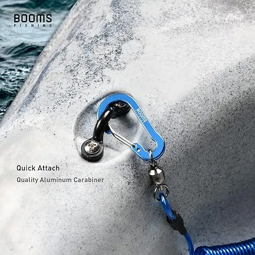Booms Fishing T02 Fishing Pole Tether, Kayak Paddle Leash, Paddle Board Fishing Accessories, Heavy Duty Fishing Lanyard for Fishing Tools/Rods/Paddles