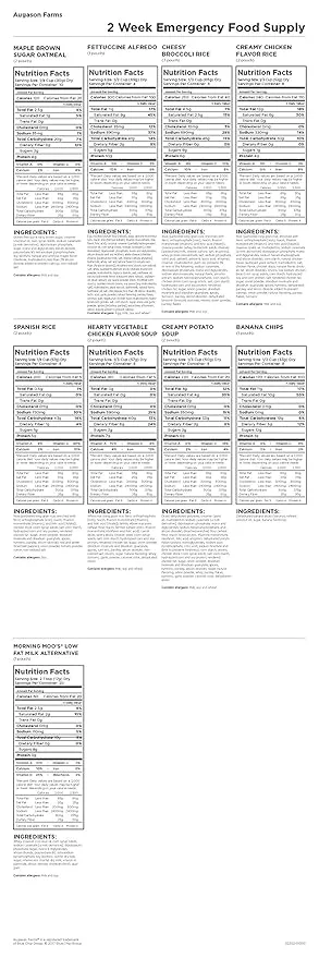 Augason Farms 2 Week 1 Person Emergency Food Supply 14 lb.