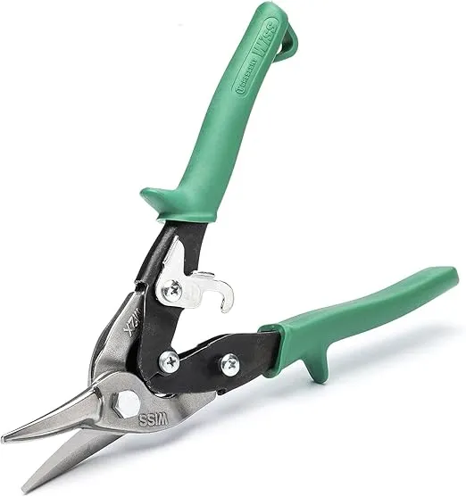 Crescent Wiss 9-3/4" MetalMaster Compound Action Straight and Right Cut Aviation Snips - M2R, Multi, One Size