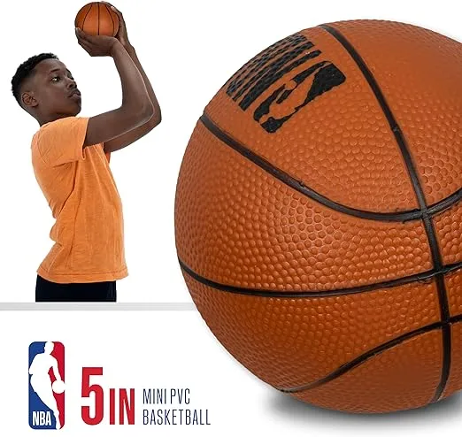 Franklin Sports NBA Team Over the Door Basketball Hoops - Kids Indoor Mini Basketball Hoop + Ball Set - NBA Fan Mini Hoops