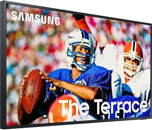 SAMSUNG 75-Inch Class QLED 4K The Terrace Full Sun Outdoor, Direct Full Array 16x, Weather Resistant, Wide Viewing Angle, Anti-Glare Smart TV w/ Alexa Built-In (QN75LST9TAFXZA, Latest Model)